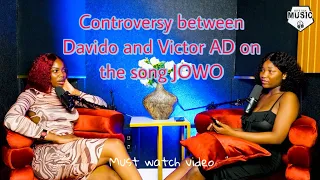 controversy between davido and victor ad on the song jowo must watch video 