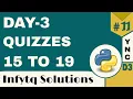 DAY 3 Quizzes InfyTQ Programming Fundamentals Using Python