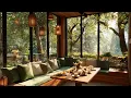 Lagu Forest Cafe Jazz Music | Morning Tranquill Jazz with Nature Therapy for Stress Relief, Study \u0026 Work