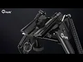 CVLIFE Rifle Bipod Pivot Tilt Bipod with Swivel-Stud Detachable S Lock Lever for Rifle