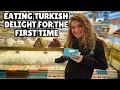 Trying Authentic Turkish Delight Lokum in Istanbul Istanbul Street Food