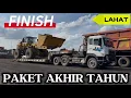 Lagu FINISH‼️PENGIRIMAN PAKET TRUCK AKHIR TAHUN WHEEL LOADER BONGKAR DI LAHAT