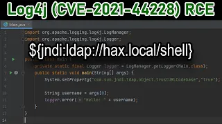 Log4j CVE-2021-44228 RCE Vulnerability Explained