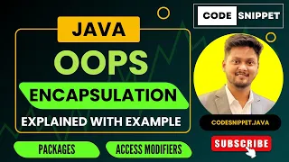 Mastering Encapsulation in Java with Real-Life Examples Java OOP Concepts Simplified