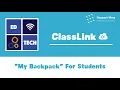 ClassLink My BackPack for Students