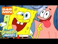 Download Lagu SpongeBob \u0026 Patrick Being A Comedic Duo for 4 HOURS Straight 🧽⭐ | @SpongeBobOfficial