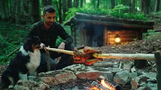 2 Days Alone With My Dog in the Forest | Baking a Whole Chicken
