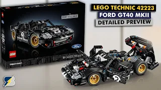 2026 LEGO Technic 42223 Ford GT40 MKII Revealed! First look, impressions, and a new price tag...