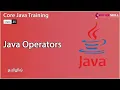 Operator it s types in Java in Tamil - Beginners to Advanced Level Master Course