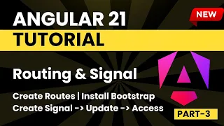 Angular 21 Tutorial for Beginners Routing in Angular What is Signal Part - 3