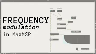 FM Frequency Modulation Synthesis in MaxMSP