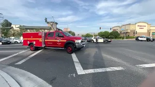 MAJOR LASD escorting AMR with baby not breathing