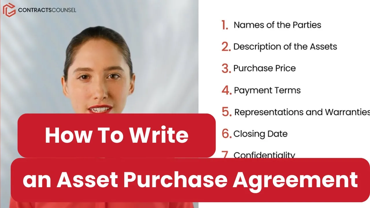 How to Write an Asset Purchase Agreement [Lawyer Templates Available]