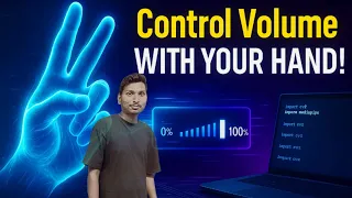 Control Your PC Volume WITH JUST YOUR HAND Python AI Project Python Bhai