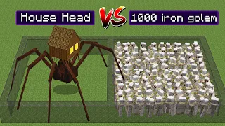 who can beat 1000 golems in minecraft?