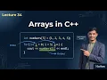 C Arrays Part 2 Explained Advanced Concepts Examples Lecture 34