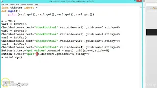 076 Learn python and ruby programming - Check button values
