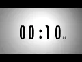 10 seconds COUNTDOWN TIMER with voice announcement