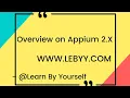 Appium 2 Configuration Appium 2 Android iOS Appium 2 x Full course for beginners