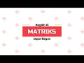 Materi Matriks bagian 2 (Operasi Matriks) kelas XI TKJ