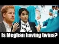 The size of the disturbing bump of Meghan Markle Meghan has twins