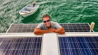 Our solar panel upgrade – Sailing life on a performance cruising catamaran. EP32