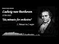 Beethoven, Six minuets for orchestra