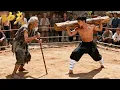 大力士狂妄挑釁，結果被瘦弱老頭一腳踢下擂台！ # Kung Fu # 中國功夫 # 動作片# 男人四十打功夫