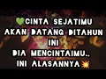 Lagu 💚💚CINTA SEJATIMU AKAN DATANG DITAHUN INI,,DIA MENCINTAIMU  INI,,,💥ALASANNYA