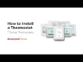 How to Install a Honeywell Home T3 T4 T5 T6 T9 T10 and T10 Thermostat