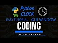 Clock Tutorial with Python Using Turtle Python Project CODINGwithAnurag