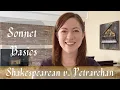 Sonnet Basics Shakespearean v Petrarchan