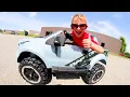 Father Son DRIVING TEST Ford F150 Powerwheels