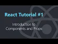 Introduction to React Components and Props React js Tutorial