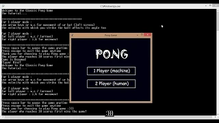Classic Pong Game Python Turtle Graphics