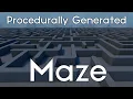 Procedurally Generated Maze Dreams Tutorial