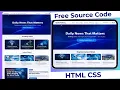 Create Website With ChatGPT 1 AI Prompt Created This FULL News Website HTML CSS Only