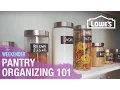 Pantry Organizing 101