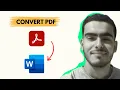 How to Convert PDF to Word DOCX - 2026 Fast Easy Tutorial