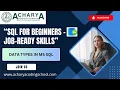 Data Types in MS SQL Acharya Coding School