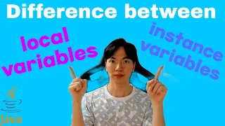 Difference between local variables and instance variables in Java feat method parameter