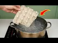 Billions of people don t know this secret Boil egg carton and make money