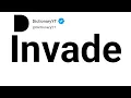 Invade Synonyms Thesaurus Similar Words