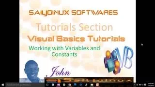 Visual Basic Beginer Tutorial 17 Variables and Constants