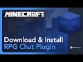 How to Get RPG Chat Chat Bubbles on Your Server - Minecraft Java