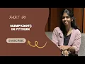 Part 94 - numpy dot in Python Python NumPy Tutorial