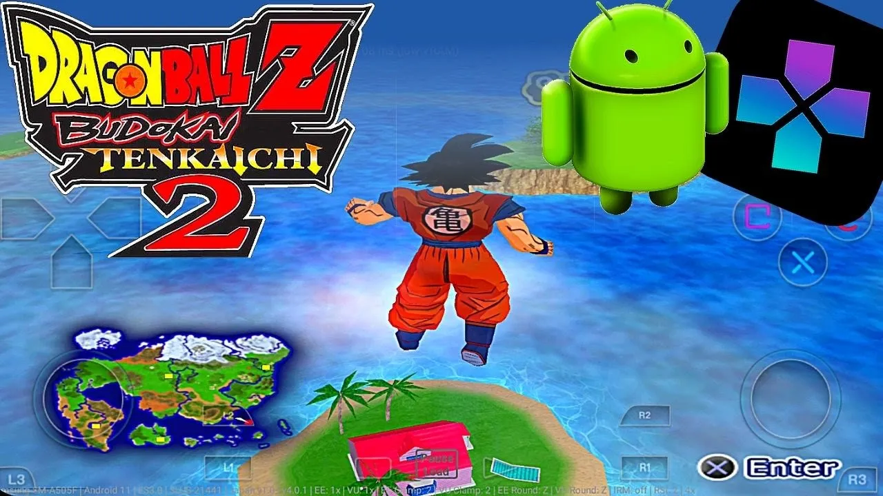 Play Dragon Ball Z Budokai Tenkaichi 2 PS2 Emulator - Damon PS2 PRO - DBZ BT2 Android Gameplay 2021