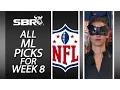 All ML NFL Picks for Week 8