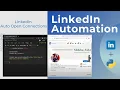 LinkedIn Auto Open Connections LinkedIn Automation - Python DataKund