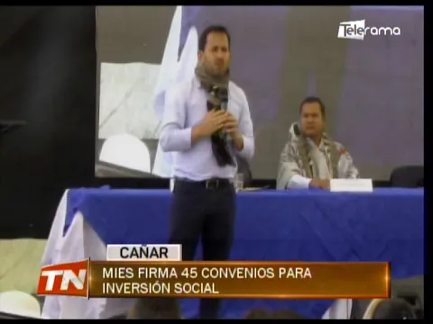 MIES firma 45 convenios para inversión social